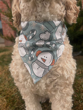 Load image into Gallery viewer, Snowman Dog Bandana