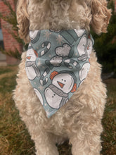 Load image into Gallery viewer, Snowman Dog Bandana
