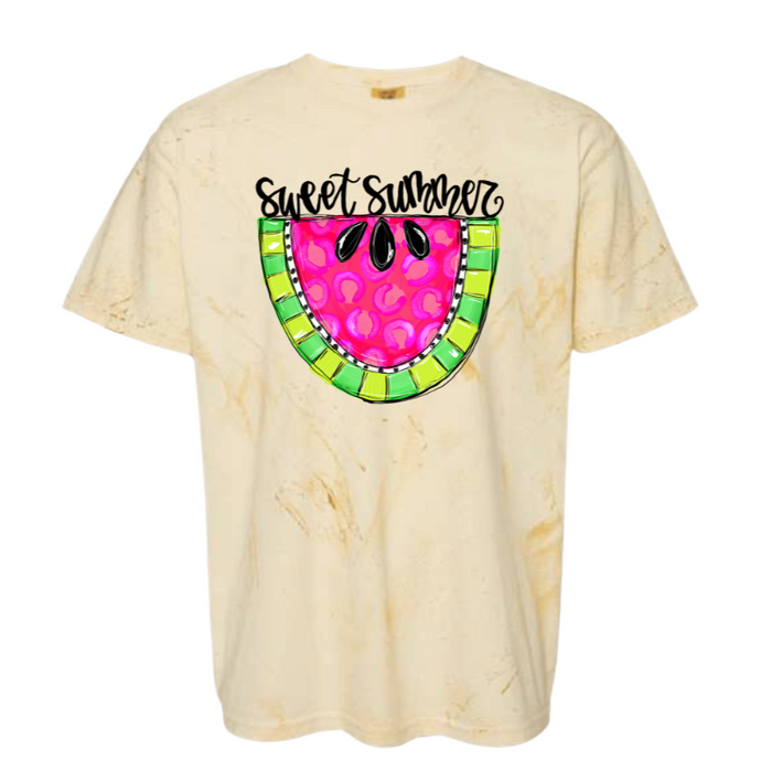 Sweet Summer Yellow Tye Dye Shirt